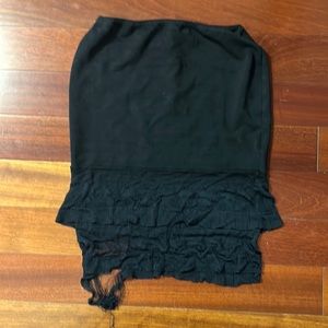 Women’s black skirt